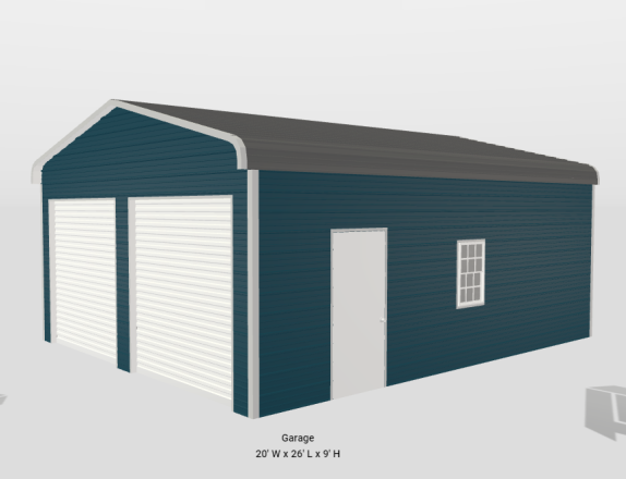 Metal Garage - TOL Premium Series - Sizes up to 24x36