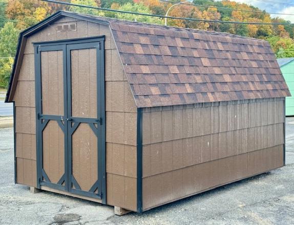 8 x 12 Economy Cut Lap Mini Barn Shed available in Binghamton